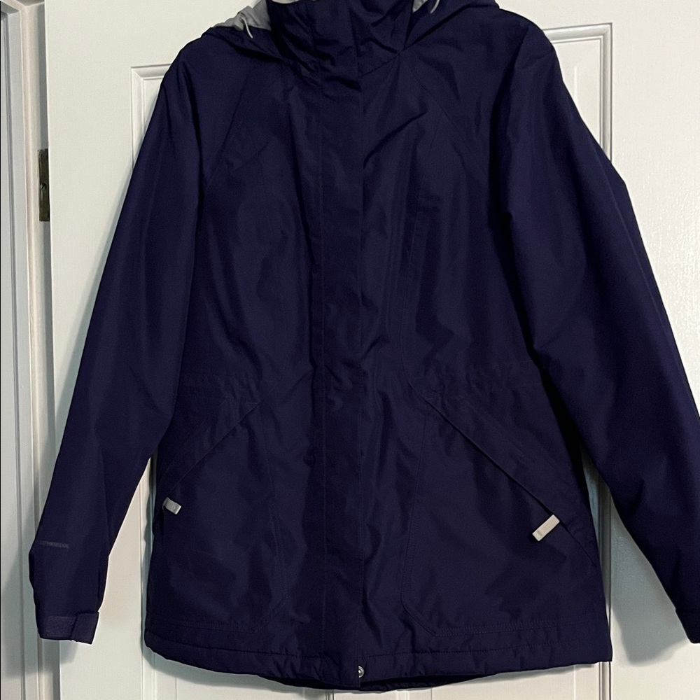 Eddie Bauer Navy Blue Hooded Jacket